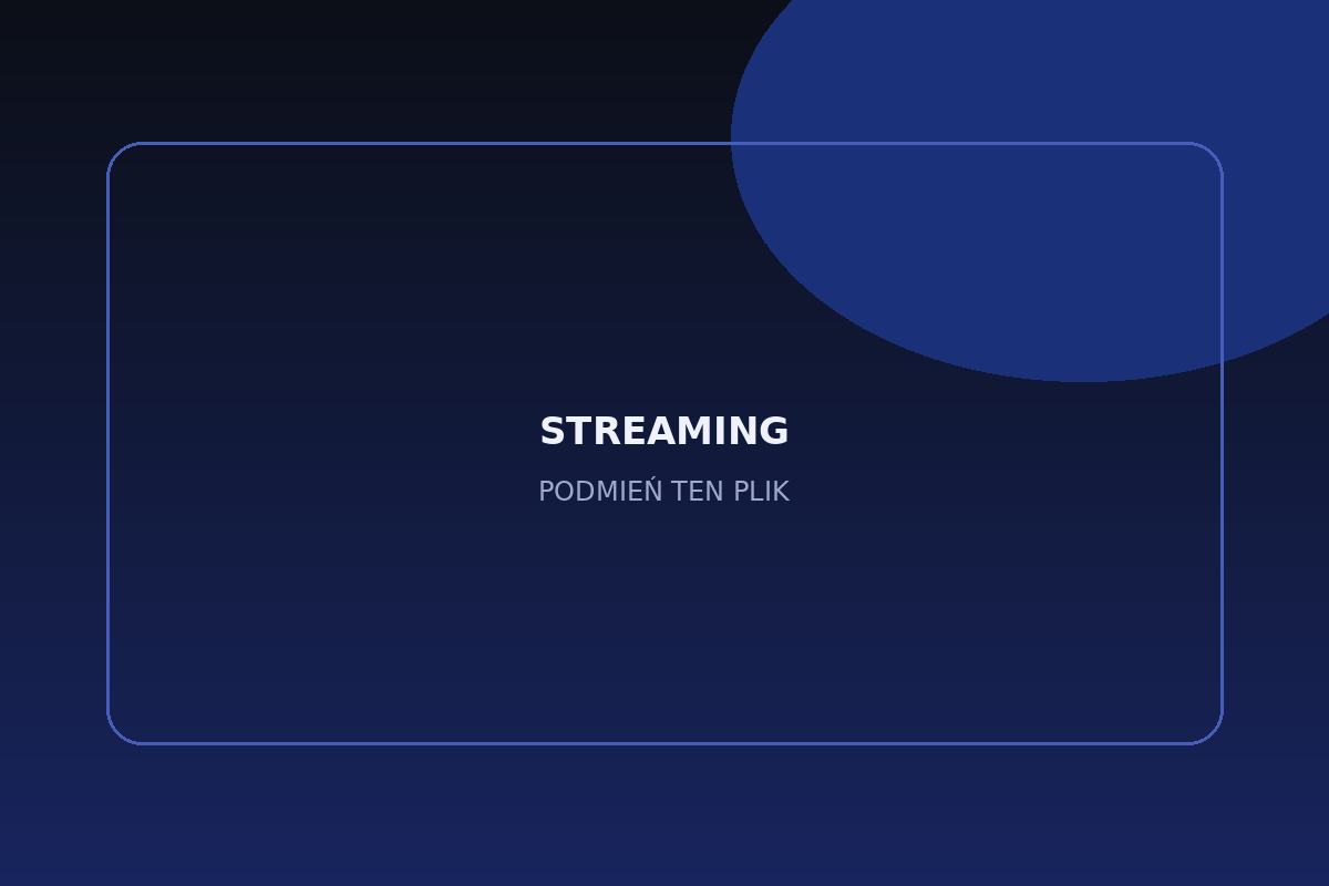 Realizacja streamingu na żywo